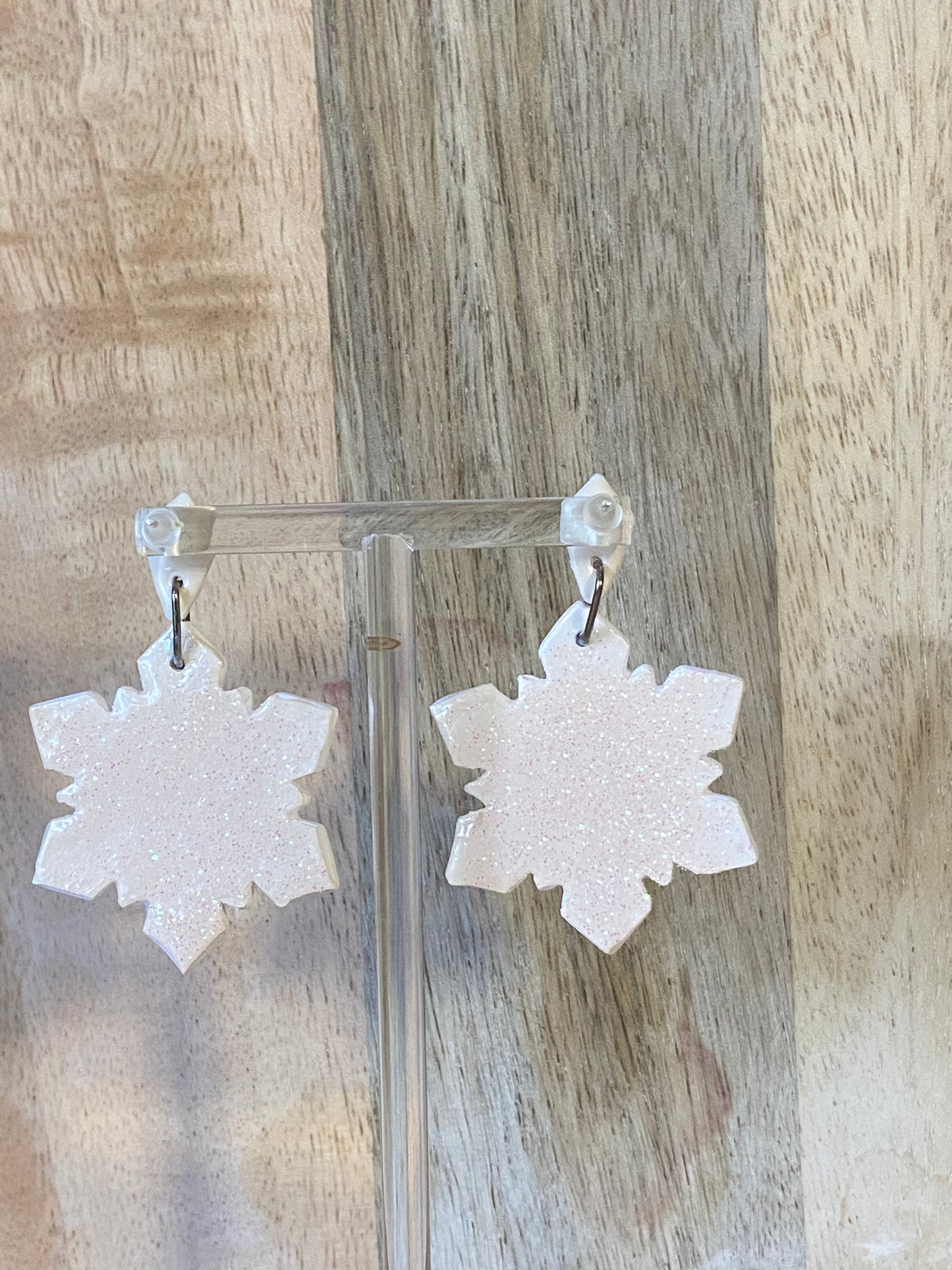 Snowflake earrings