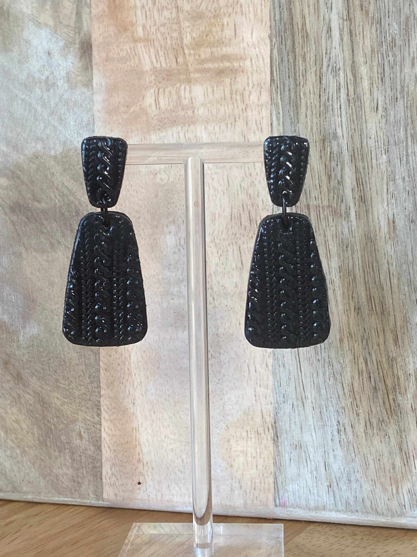 Black sweater Earrings