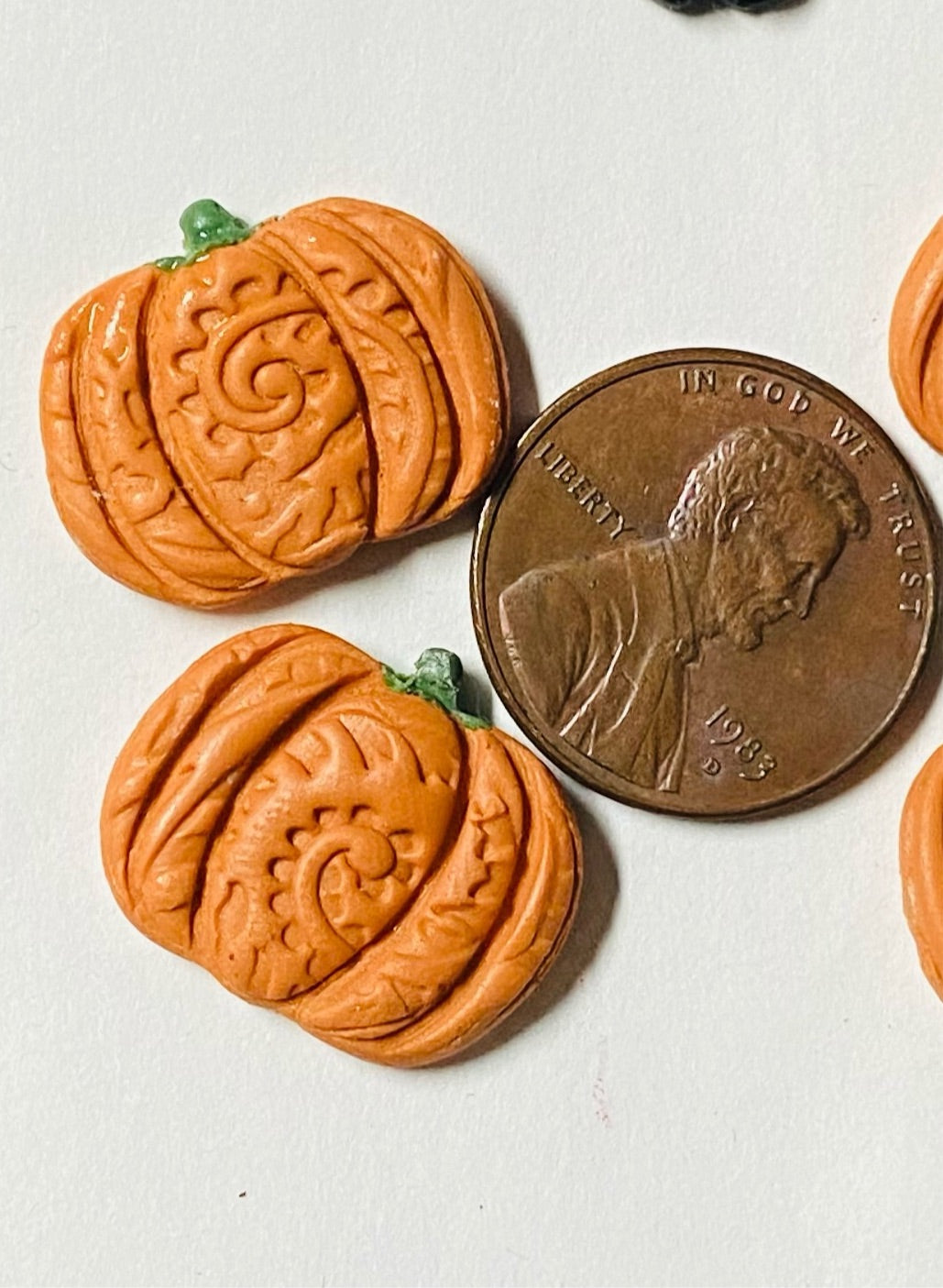 Paisley Pumpkin Studs