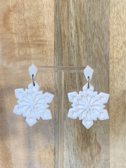 Snowflake earrings